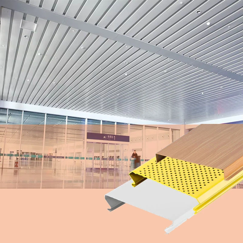 C-shaped Aluminum striped Ceiling8001 C-shaped Aluminum striped Ceiling8001